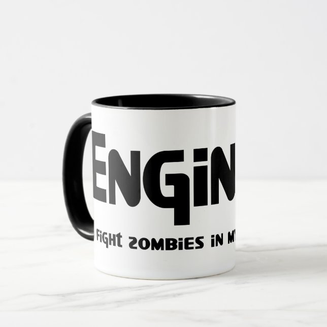 Engineer Zombie Fighter Mug (Front Left)