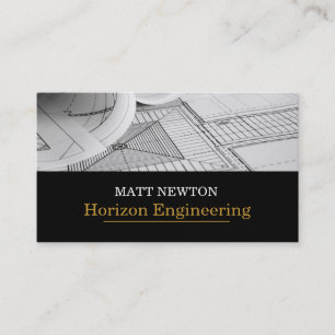 Engineering Architect Contractor Construction Business Card