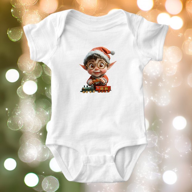 Engineering Baby Christmas Elf Baby Bodysuit (Creator Uploaded)
