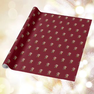 Engineering Baby Christmas Elf Wrapping Paper