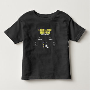 Engineering Blueprint Duct Tape Engineers Toddler T-Shirt
