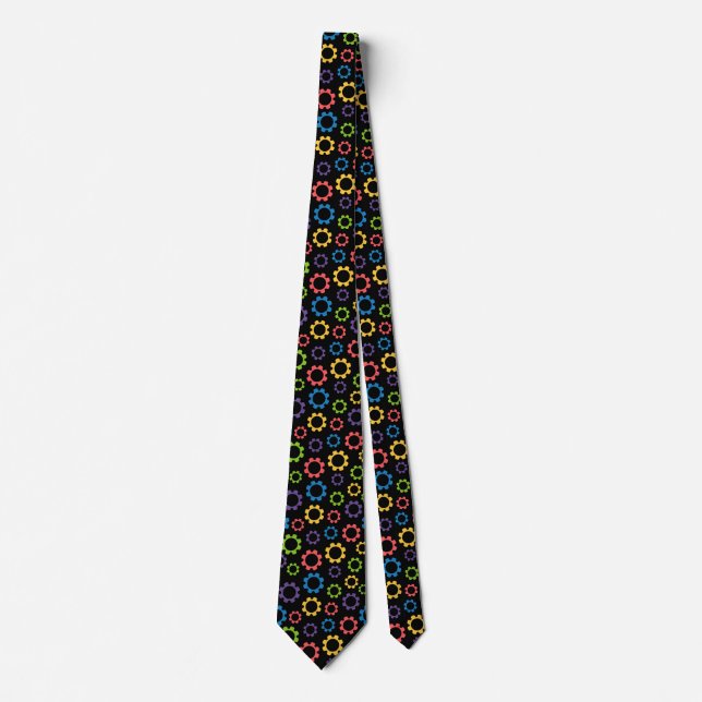 Engineering Colourful Gear Tie (Front)