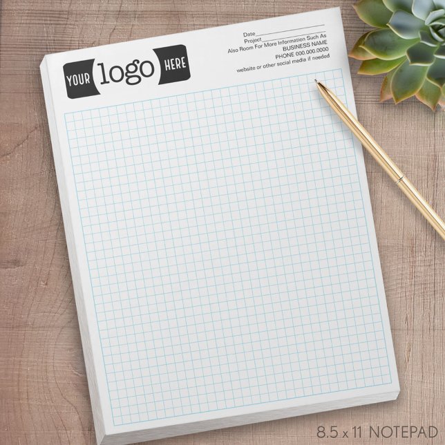 Engineering Graph Pad Calcpad with Company Logo (custom notepad with logo)