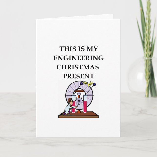 engineering holiday card (Front)