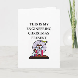 engineering holiday card