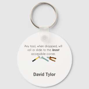 Engineering humour key ring