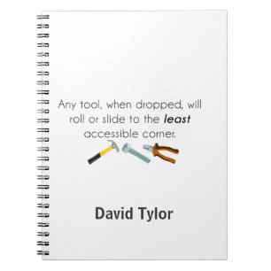 Engineering humour notebook