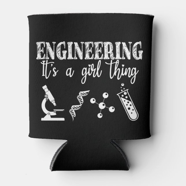 Engineering It's a Girl Thing Can Cooler (Front)