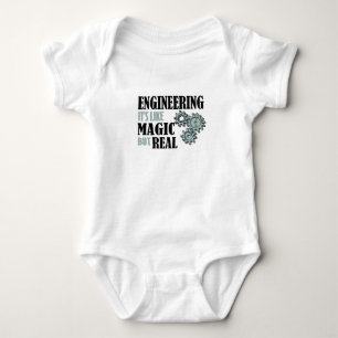 Engineering - It's Like Magic But Real Baby Bodysuit