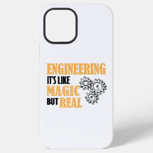 Engineering - It's Like Magic But Real Funny iPhone 12 Pro Max Case