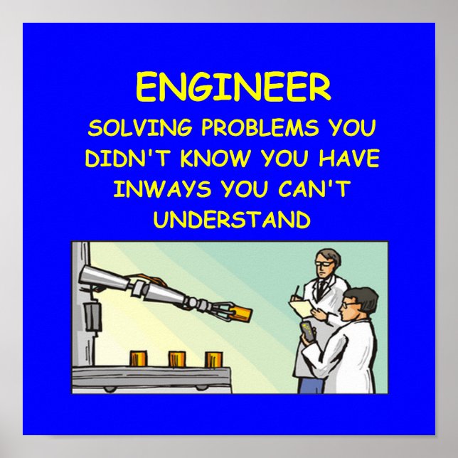 engineering joke poster (Front)