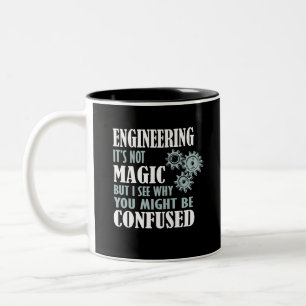 Engineering Magic I See Why You Might Be Confused Two-Tone Coffee Mug