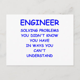 engineering postcard