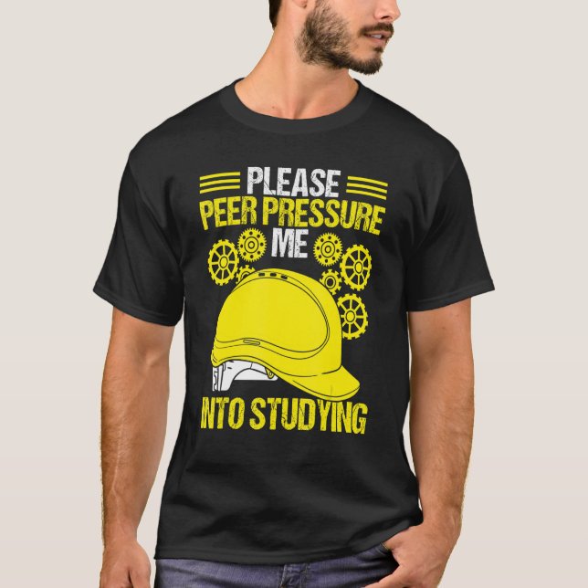 Engineering School Graduation Humour Funny Enginee T-Shirt (Front)
