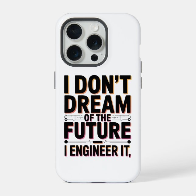 Engineering the Future Software Engineer Design iPhone Case (Back)