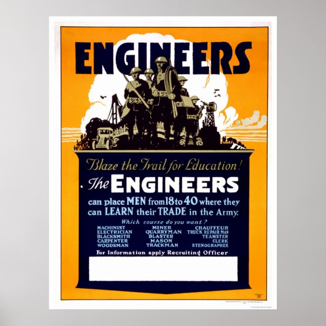 Engineers Blaze the Trail for Education! Poster (Front)