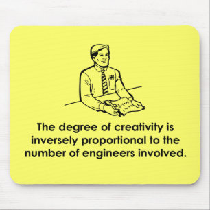 Engineers & Creativity Mouse Pad