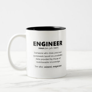 Engineer's Definition Two-Tone Coffee Mug