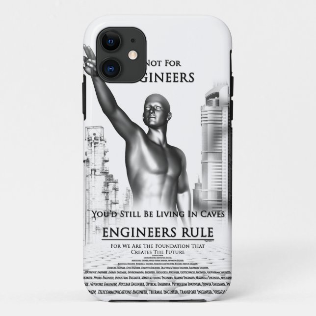 Engineers Rule Case-Mate iPhone Case (Back)