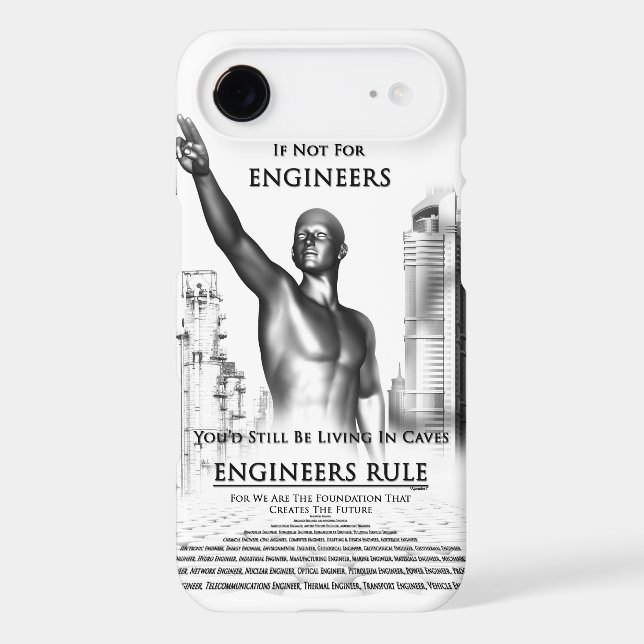 Engineers Rule Case-Mate iPhone Case (Back)