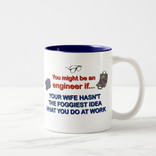 Engineer's Wife Two-Tone Coffee Mug