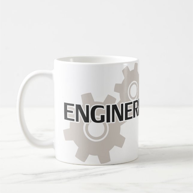 Enginerd Engineer Nerd Coffee Mug (Left)