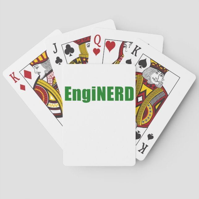 Enginerd Playing Cards (Back)
