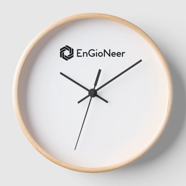 EnGioNeer Wall Clock (Front)