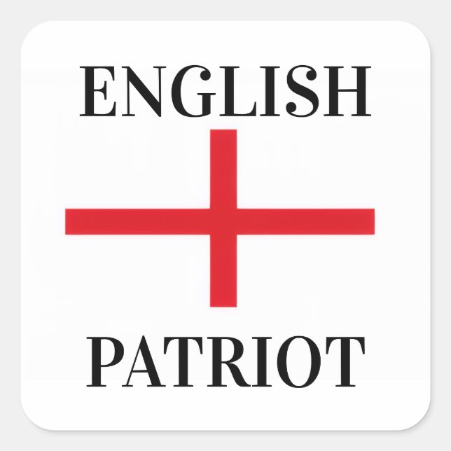Engish Patriot Sticker (Front)