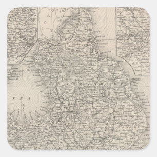 England 10 square sticker