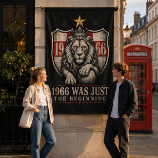 England 1966 Lion Football Tapestry