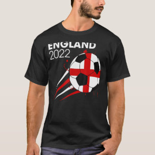 England 2022 Soccer Team British Flag Men Boys T-Shirt