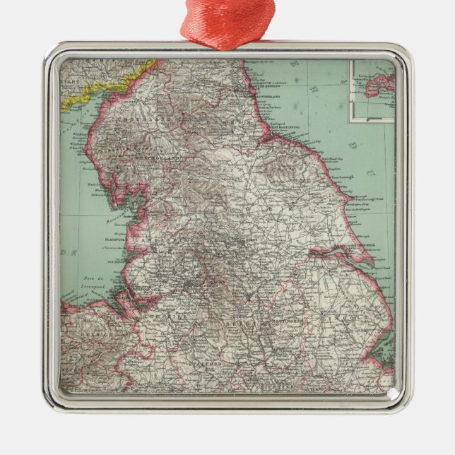England 5 metal ornament (Front)