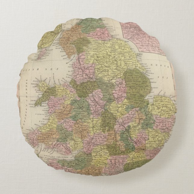 England 8 round cushion (Front)