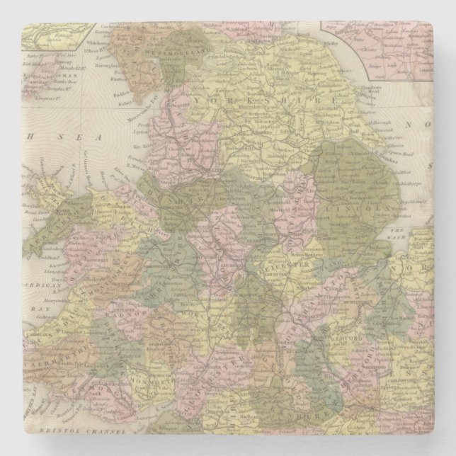 England 8 stone coaster (Front)