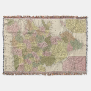 England 8 throw blanket