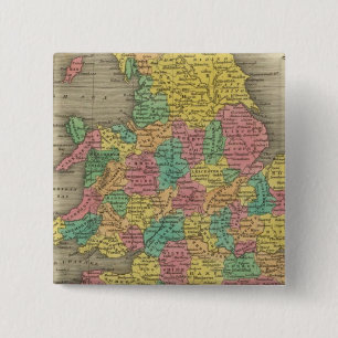 England And Wales 15 Cm Square Badge