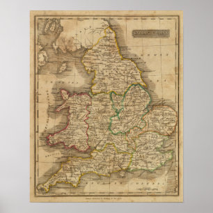 England and Wales 2 Poster