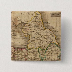 England and Wales 4 15 Cm Square Badge