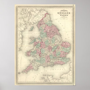 England and Wales 5 Poster