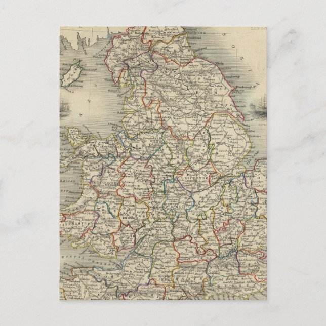 England and Wales Postcard (Front)