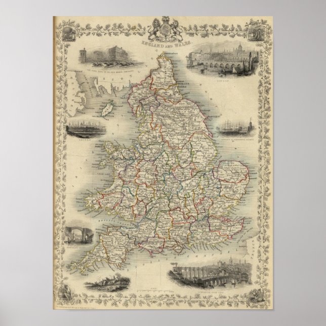 England and Wales Poster (Front)