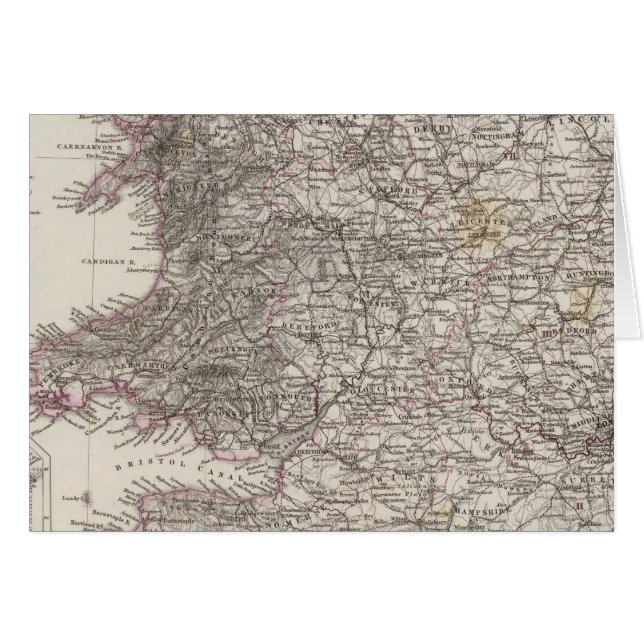 England Atlas Map (Front Horizontal)