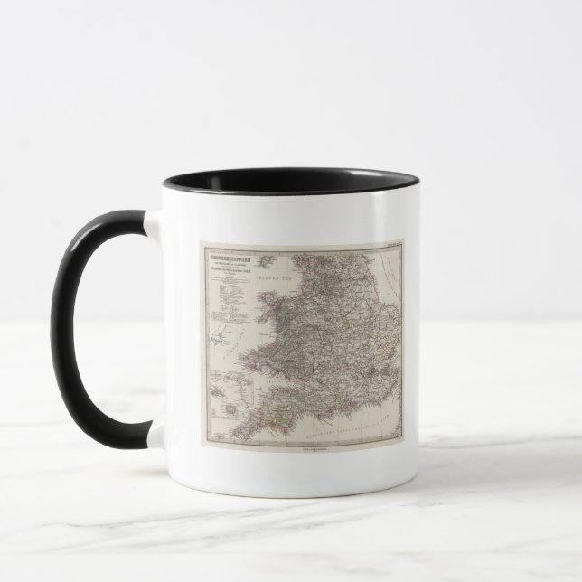 England Atlas Map Mug (Left)