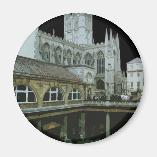 England Bath Cathedral Magnet (Front)