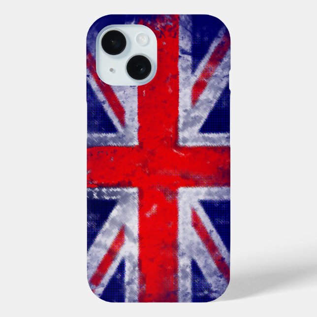 England blue and red Flag Case-Mate iPhone Case (Back)
