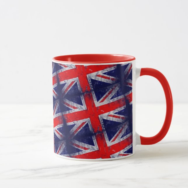 England blue and red flag mug (Right)