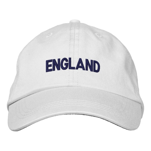 England British Country United Kingdom Patriotic Embroidered Hat (Front)