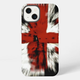 England British Flag Peace Love Destiny iPhone Case
