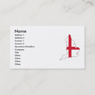 England Business Card